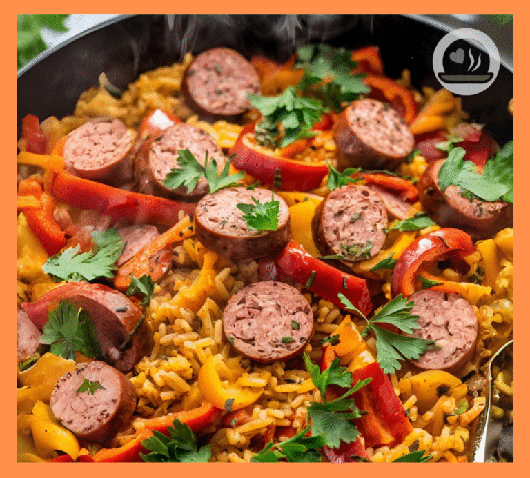 Cajun Sausage and Rice Skillet.