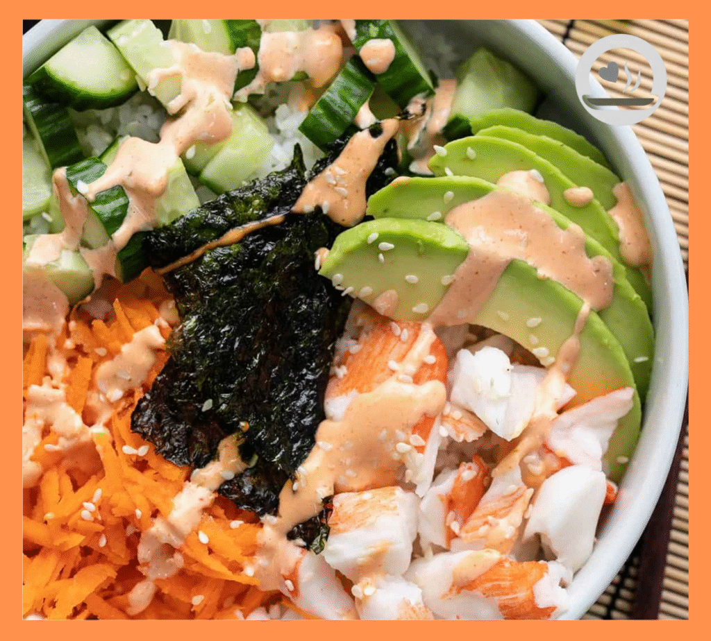 Crunch Roll Sushi Bowl