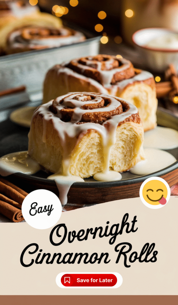 Easy Overnight Cinnamon Rolls