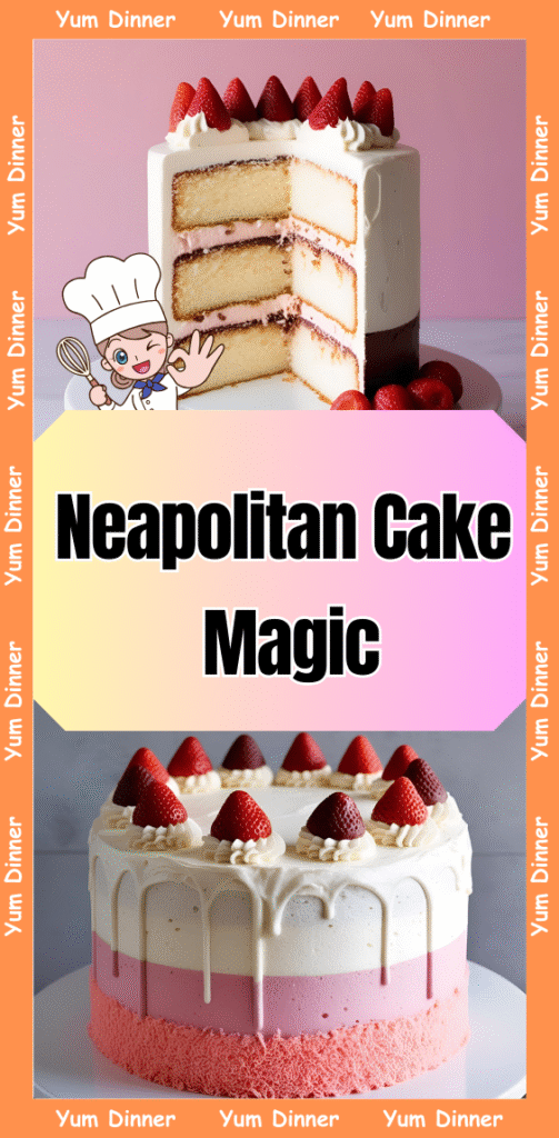 Neapolitan Cake Magic