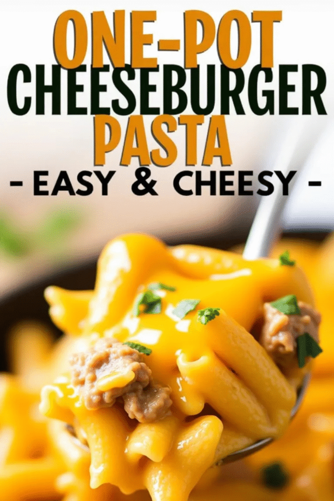 One Pot Cheeseburger Pasta