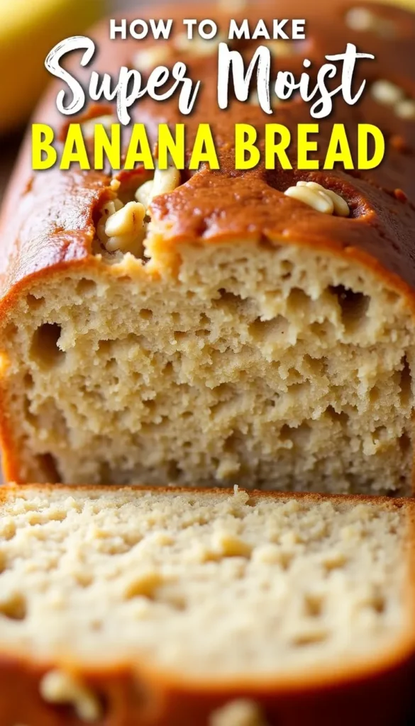 How to Make Super Moist Banana Bread: A Deliciously Easy Recipe