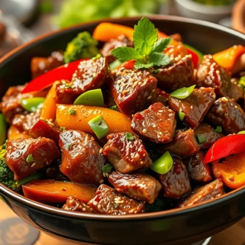 Savory Beef Stir-Fry: Quick, Healthy, and Full of Flavor