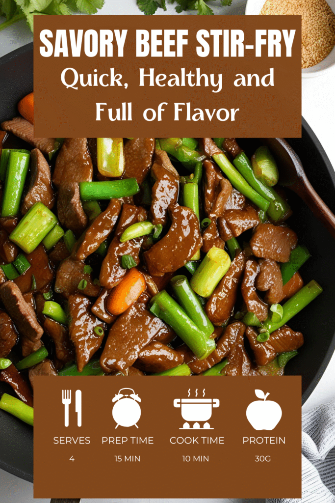 Savory Beef Stir-Fry: Quick, Healthy, and Full of Flavor