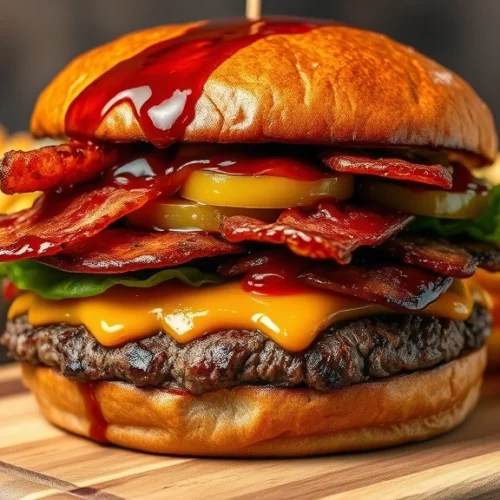 The Best BBQ Bacon Burger Recipe_ Smoky, Savory, and Satisfying