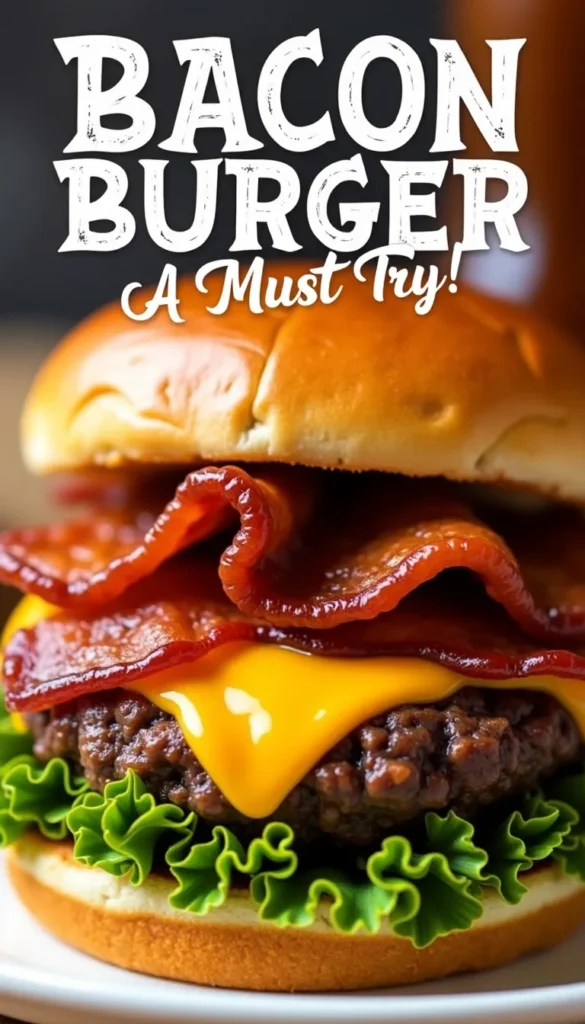 BBQ Bacon Burger Recipe