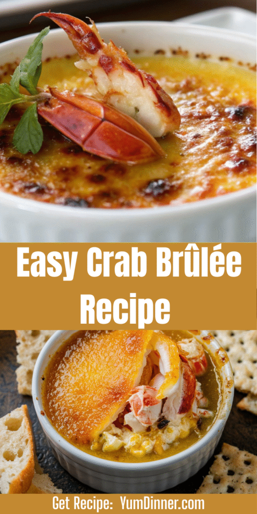 Easy Crab Brûlée Recipe