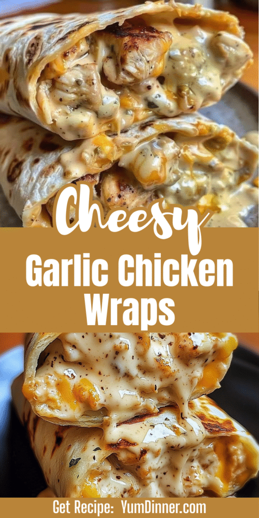 Garlic Chicken Wraps