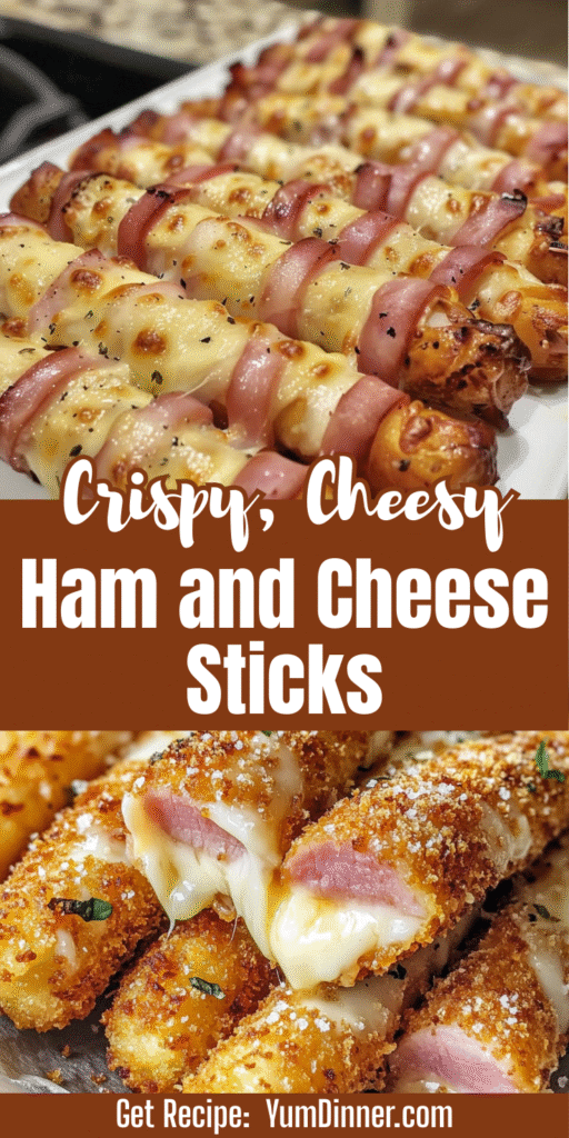 Ham and cheese sticks