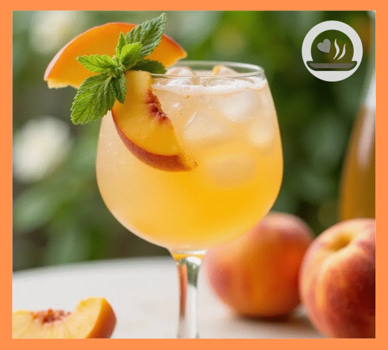 Peach Bellini Mocktail