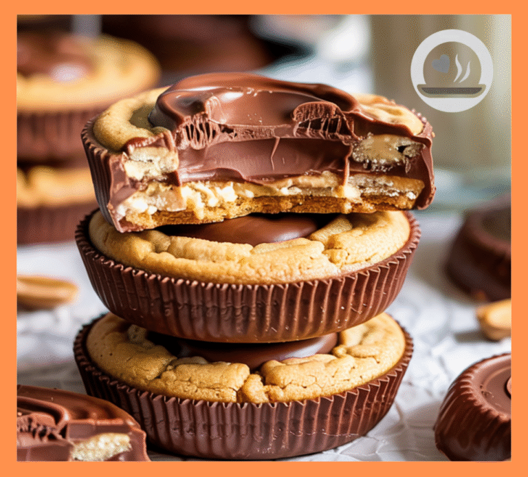 Soft Peanut Butter Cup Cookies