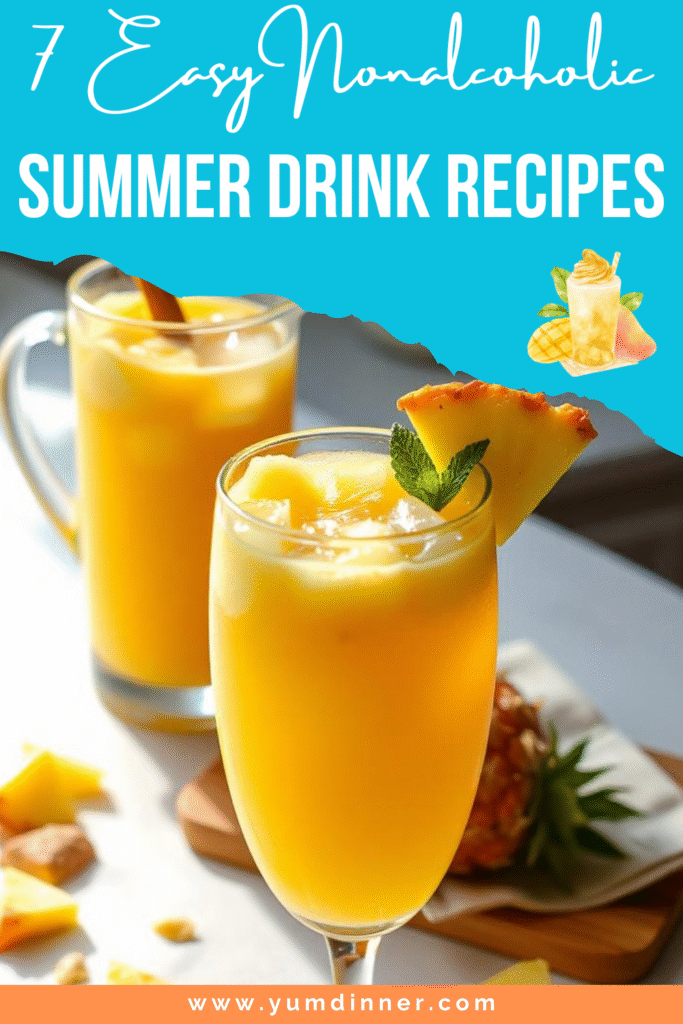 7 Easy Nonalcoholic Summer Drink Recipes
