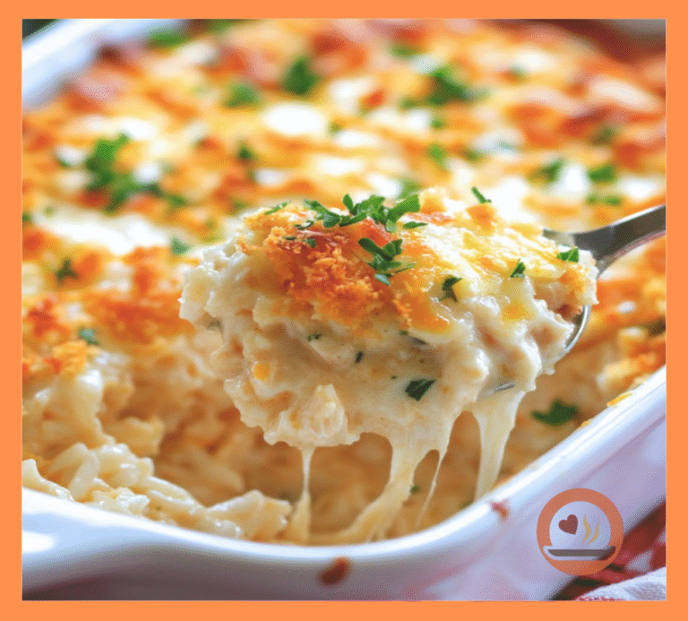 Creamy Angel Chicken Rice Casserole