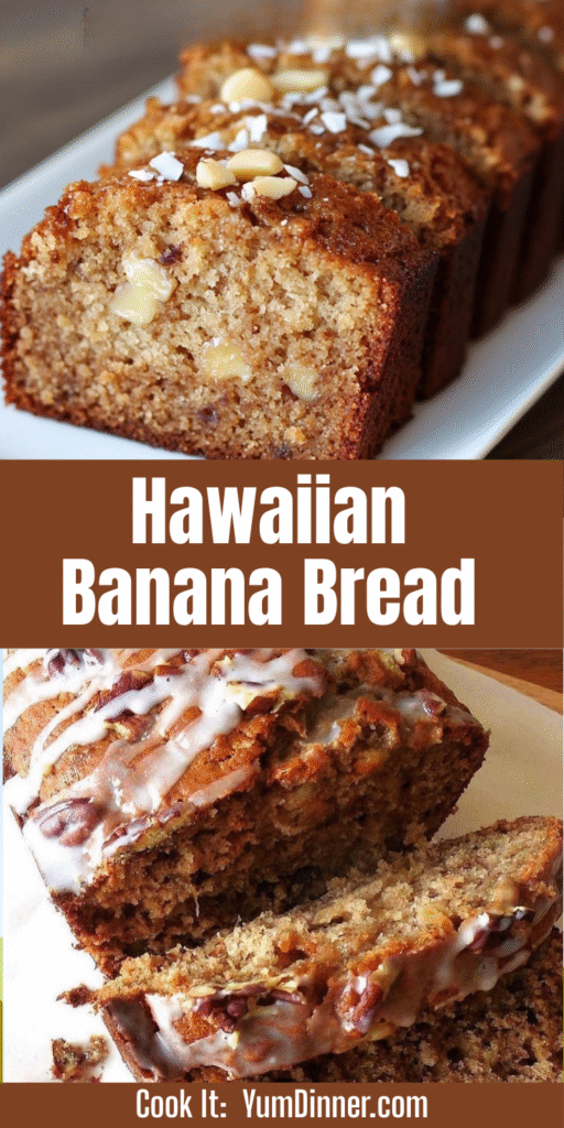 Hawaiian Banana Bread – Moist, Tropical & Totally Irresistible