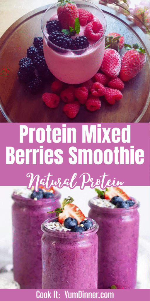 Healthy Mixed Berries Smoothie