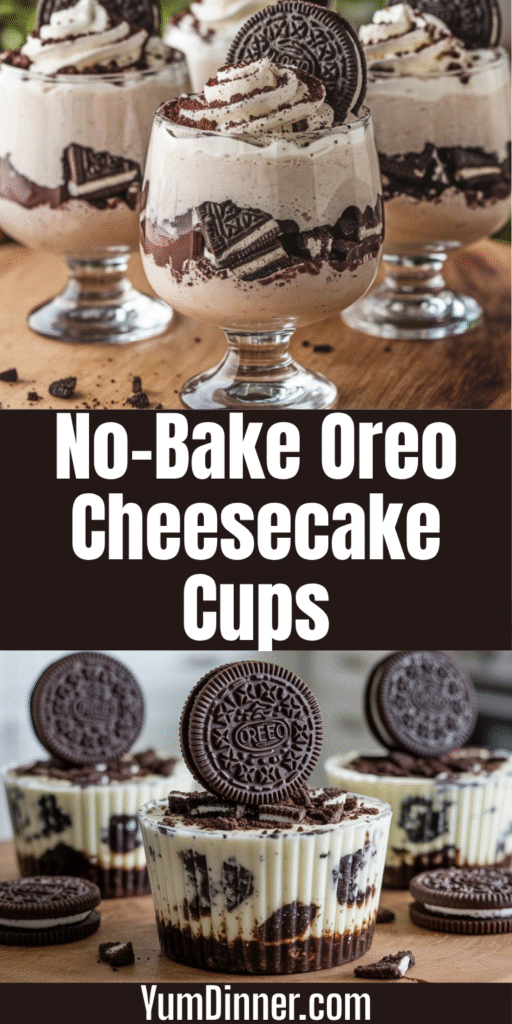 No-Bake Oreo Cheesecake Cups