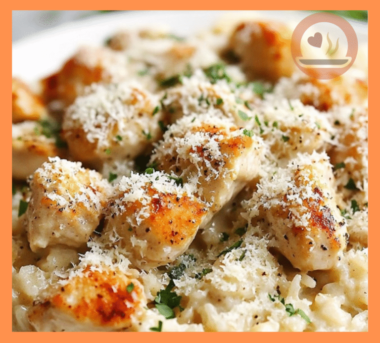 ONE-PAN CREAMY PARMESAN CHICKEN AND RICE