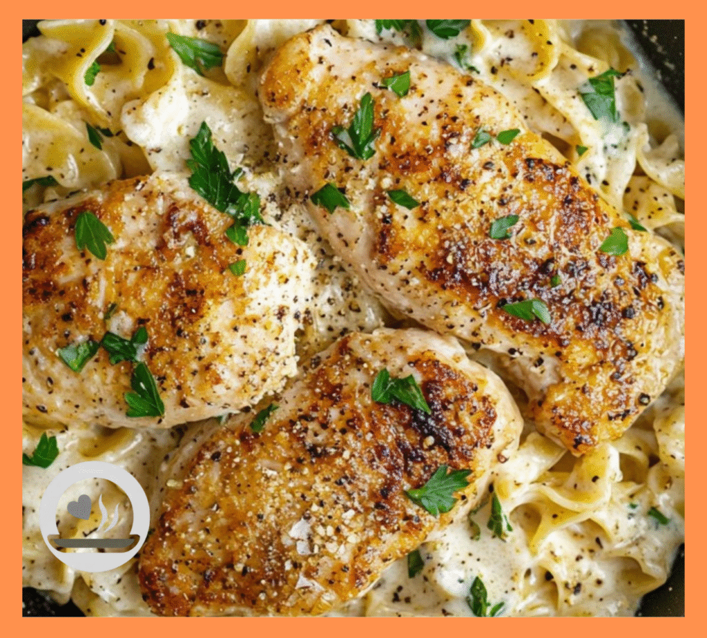 Yummy Chicken and Buttered Noodles