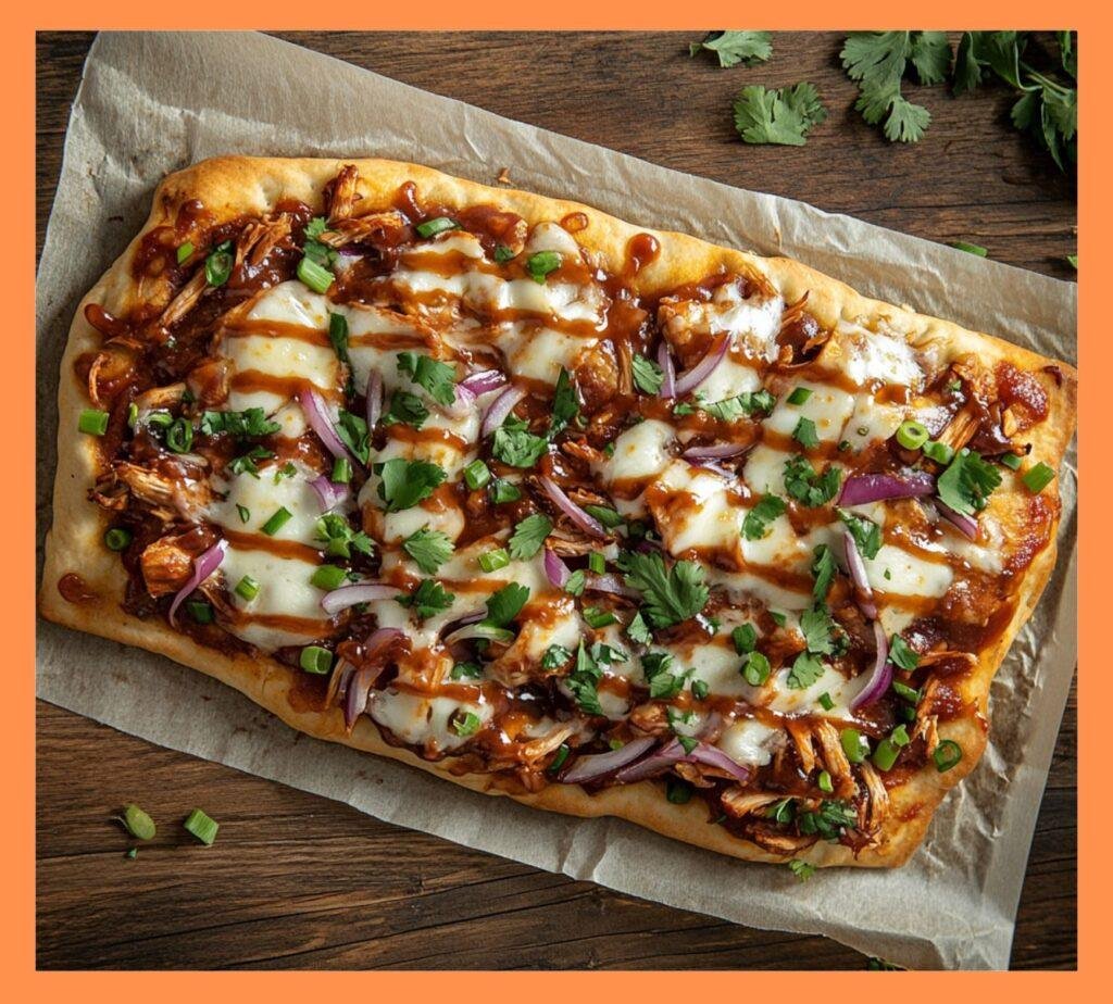 BBQ Chicken Ranch Flatbread