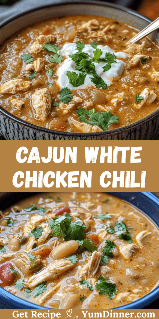 Cajun White Chicken Chili