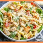Chicken Caesar Pasta Salad