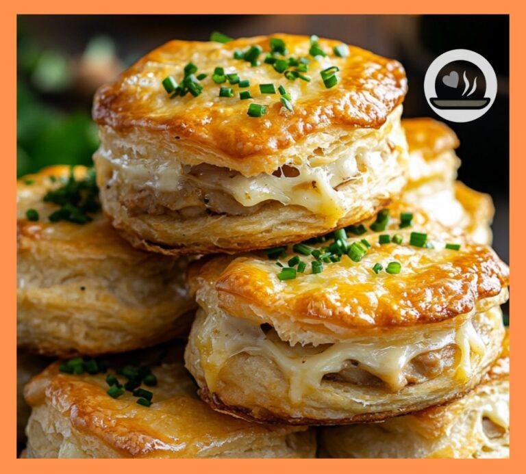 Chicken Slice and Cheese Butter Swim Biscuits Recipe