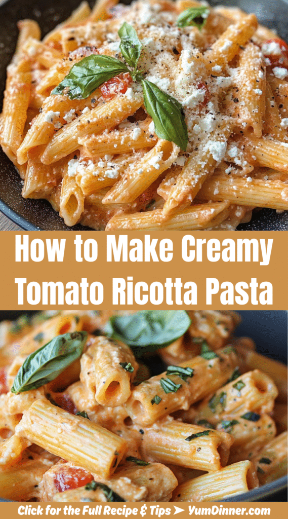 Creamy Tomato Ricotta Pasta