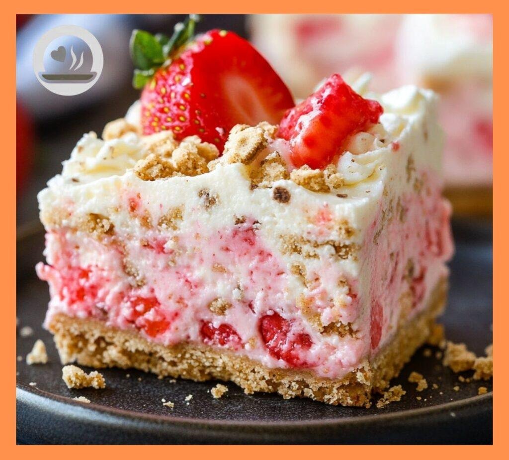 Golden Oreo Strawberry Cheesecake Bars