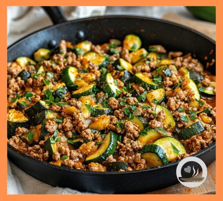 Ground Turkey and Zucchini Skillet