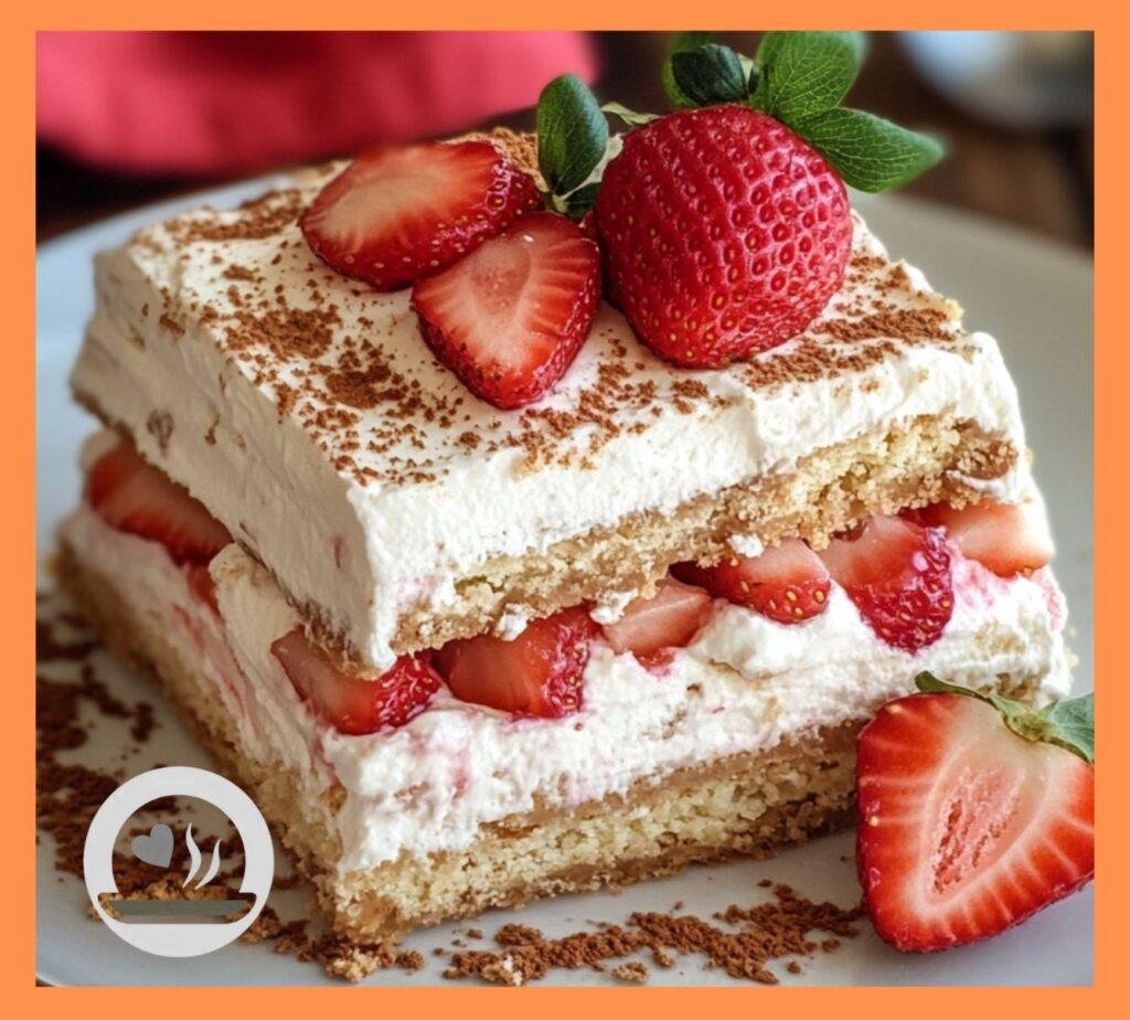 Strawberry Icebox Cake {No Bake}