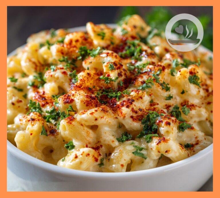 Creamy Deviled Egg Macaroni Salad