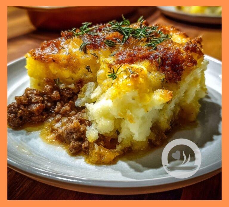 Crispy Mashed Potatoes with Cheese and Beef