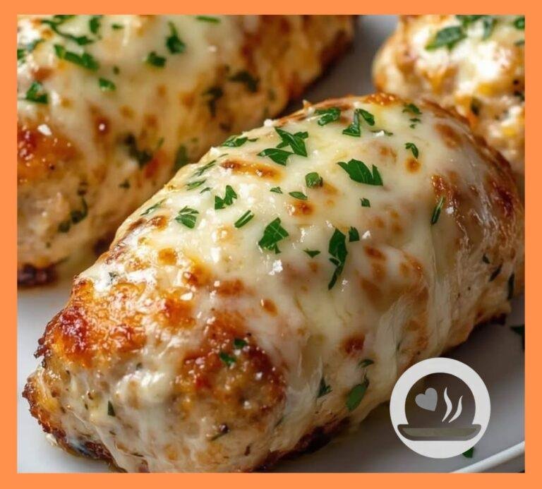 Garlic Parmesan Chicken Meatloaf