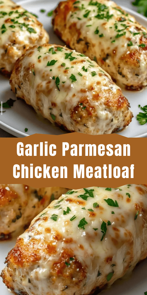 Garlic Parmesan Chicken Meatloaf