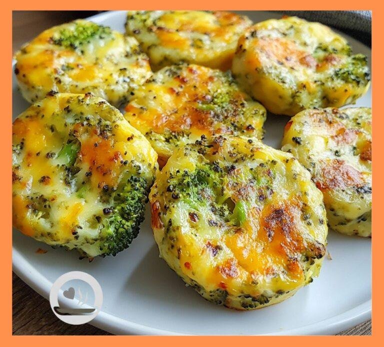 Low Carb Broccoli Cheese Rounds