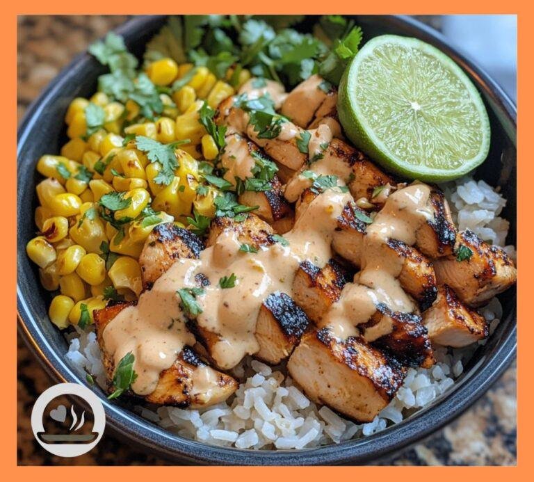 Street Corn Chicken Rice Bowl