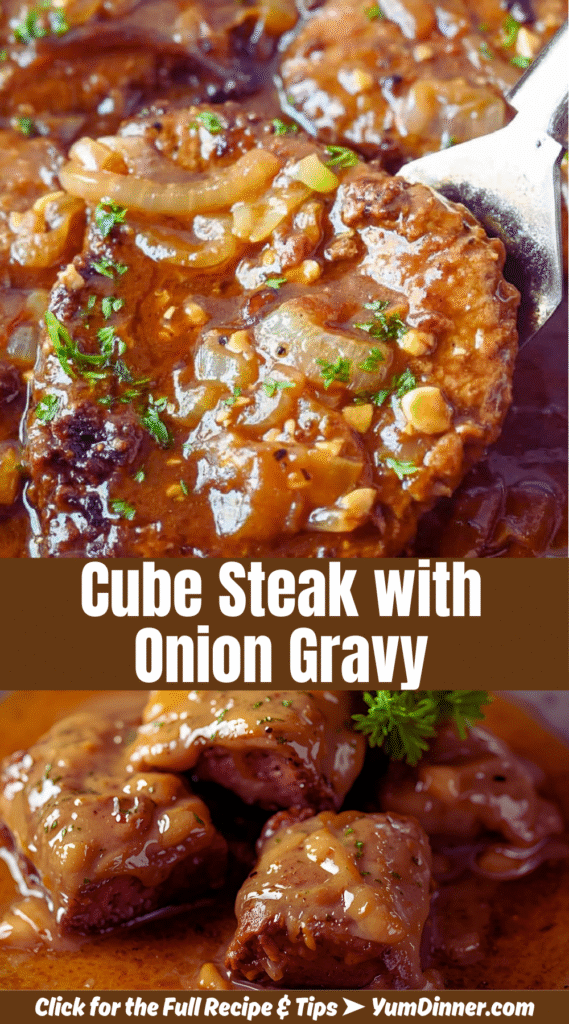 Cube Steak with Onion Gravy