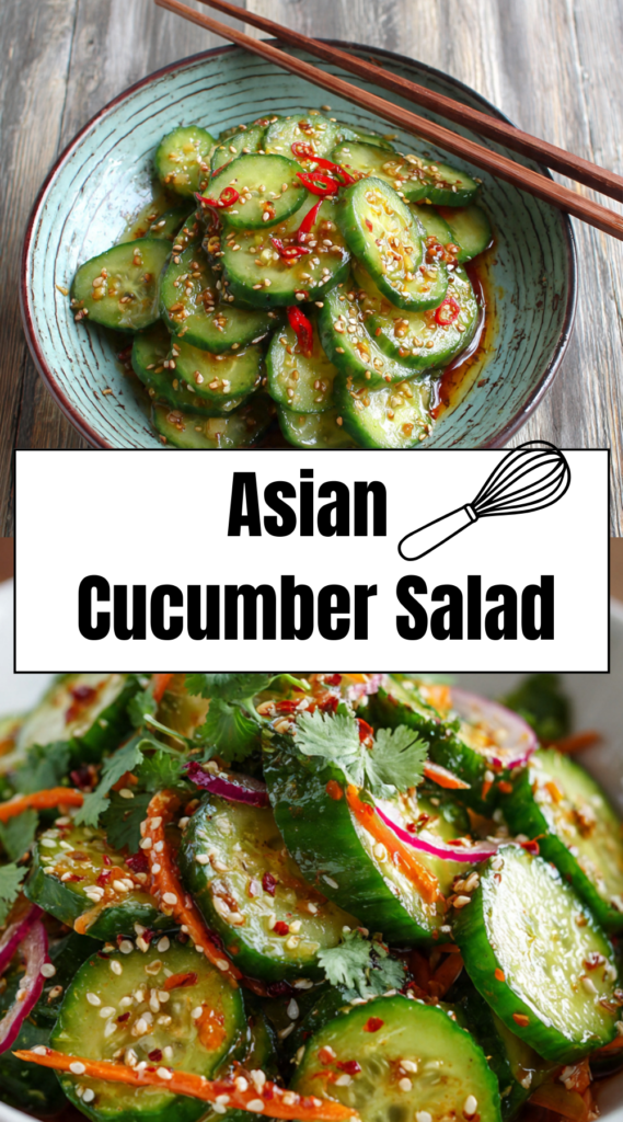 Asian Cucumber Salad (Easy 10-Minute Crunchy Side Dish)