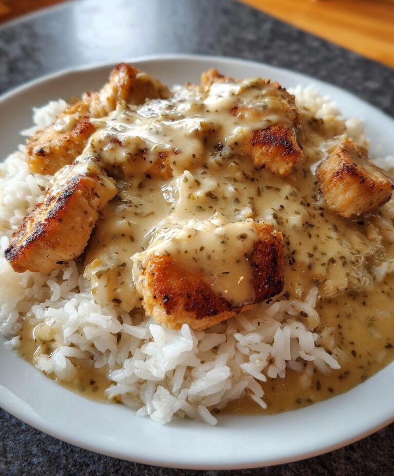 Creamy Smothered Chicken and Rice