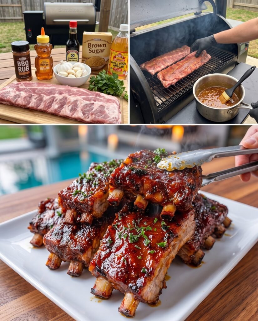 Smoked Honey Garlic Ribs – Tender, Sticky & Flavor-Packed BBQ Recipe